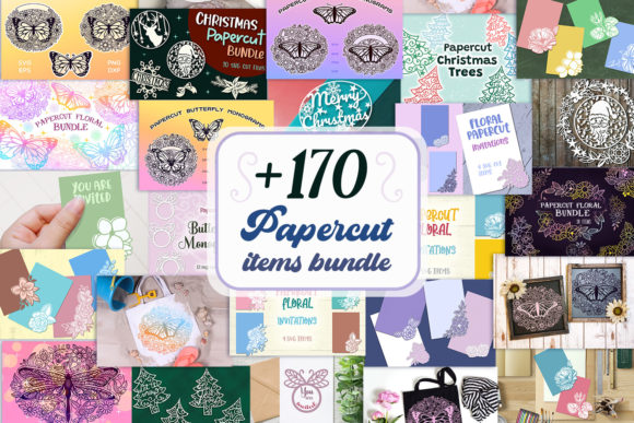 Big Papercut Bundle: 170 Files for Modern Stitchers