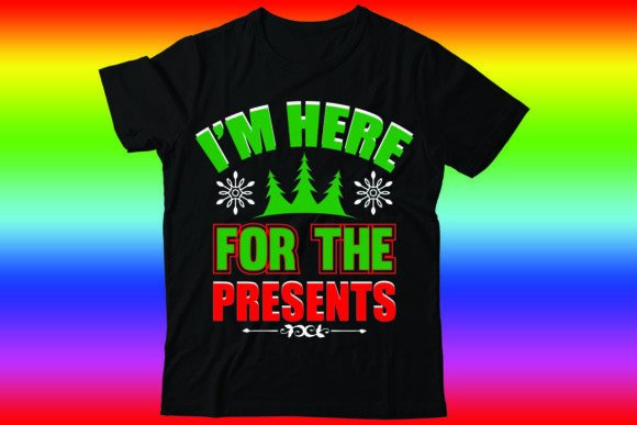 I'm Here for the Presents: T-Shirt Designs for Blog Graphics