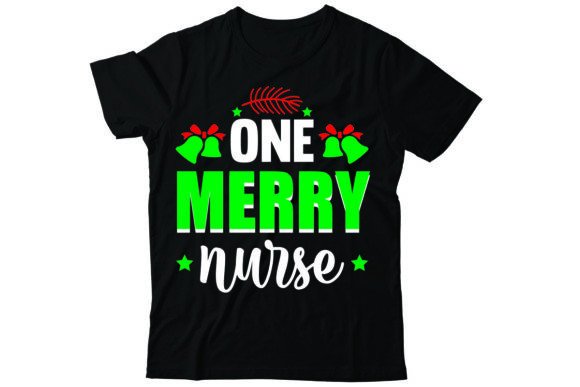 One Merry Nurse: A Festive T-Shirt Designs Asset Review