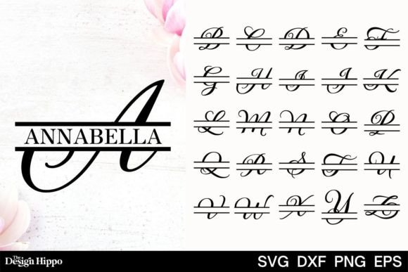 Split Monogram SVG for Crafts: A Seller's Review