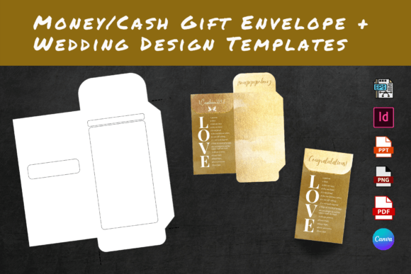 Wedding Cash Money Gift Envelope: Print Templates Review